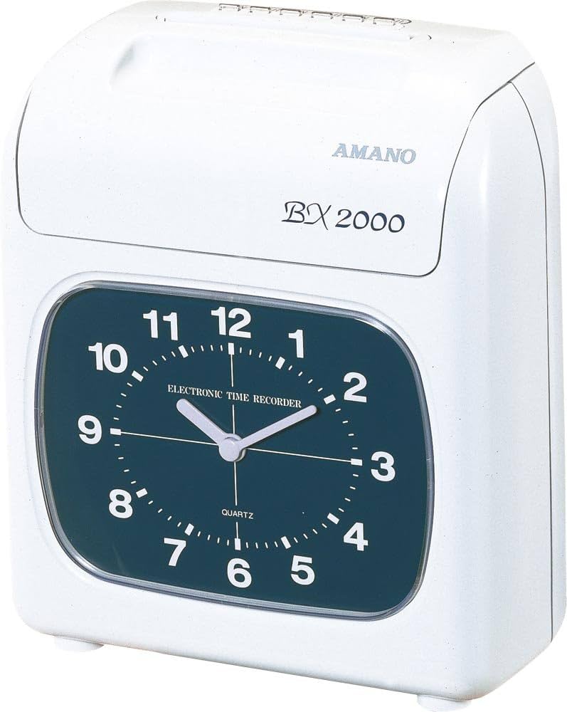AMANOタイムレコーダー BX1600 BX1600簡単な取扱説明｜勤怠管理・タイムレコーダーのアマノ株式会社